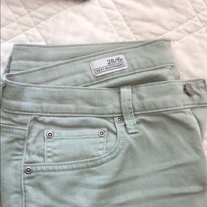 Mint skinny jeans